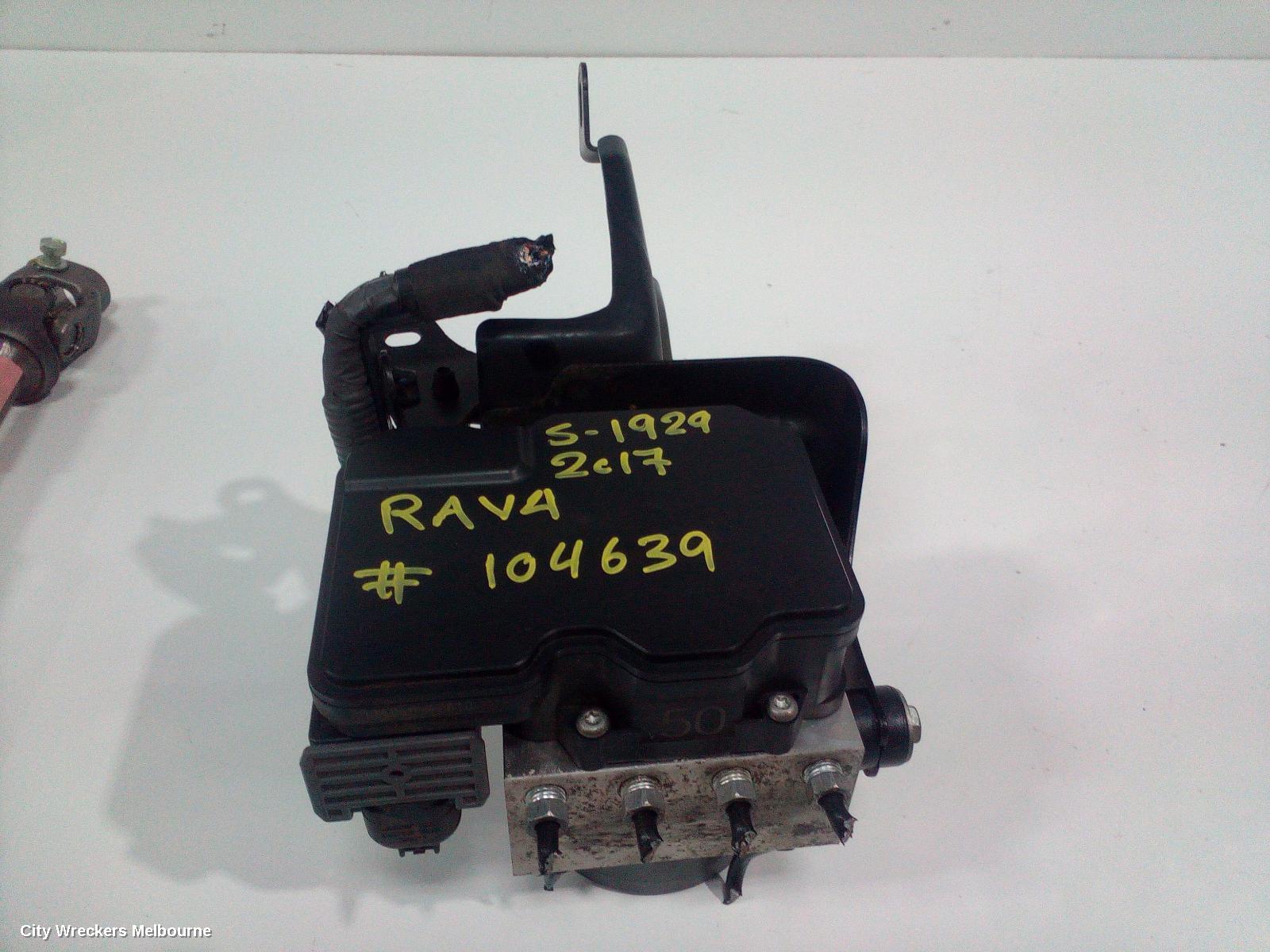 TOYOTA RAV4 ABS PUMP/MODULATOR, ZSA42R, 2.0, PETROL, AUTO T/M TYPE,12/2012 - 11/2018