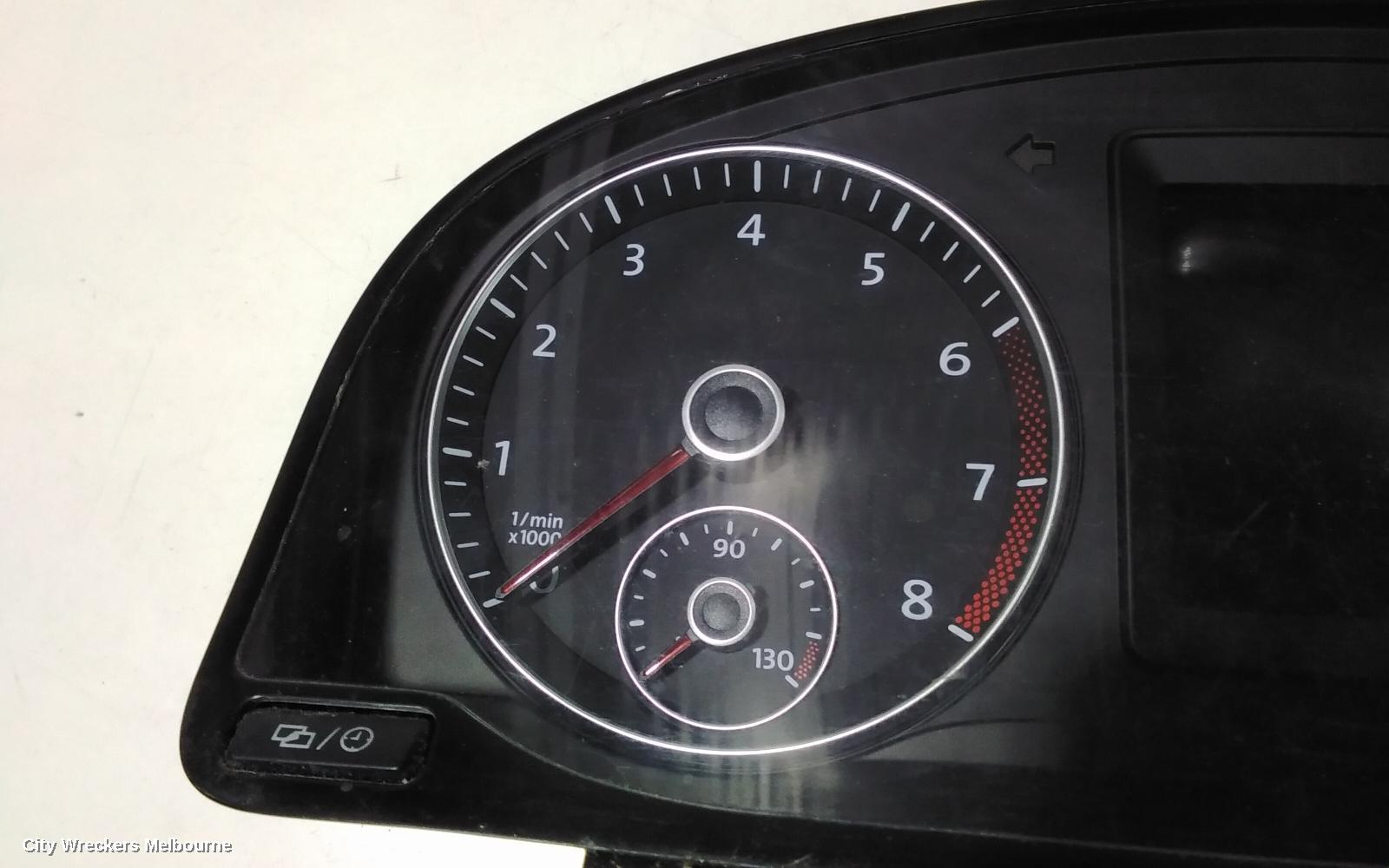 VOLKSWAGEN CADDY INSTRUMENT CLUSTER, P/N 2K0920865X, 2K, 08/2010 - 06/2015