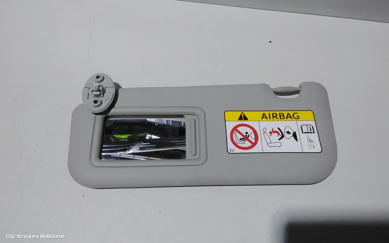 TOYOTA COROLLA SUNVISOR, ZRE172R, LH SIDE, 11/2016 - 10/2019