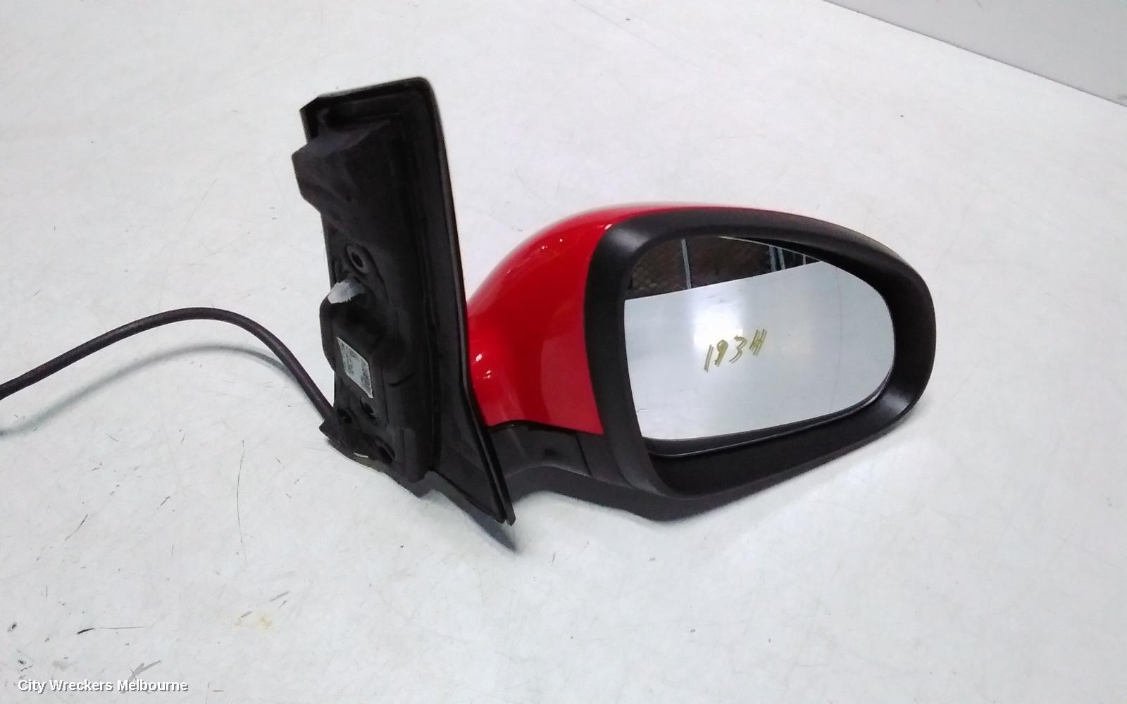 HOLDEN ASTRA RIGHT DOOR MIRROR, PJ, 3DR HATCH, 07/2013 - 01/2017