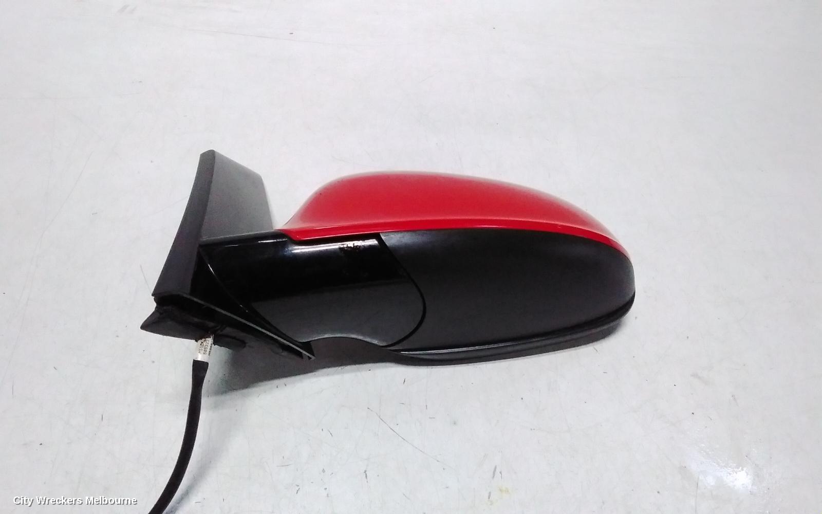 HOLDEN ASTRA LEFT DOOR MIRROR, PJ, 3DR HATCH, GTC, 12/2014 - 01/2017