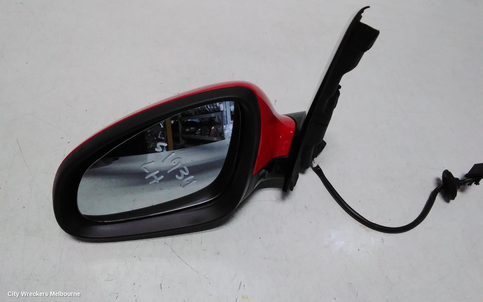 HOLDEN ASTRA LEFT DOOR MIRROR, PJ, 3DR HATCH, GTC, 12/2014 - 01/2017