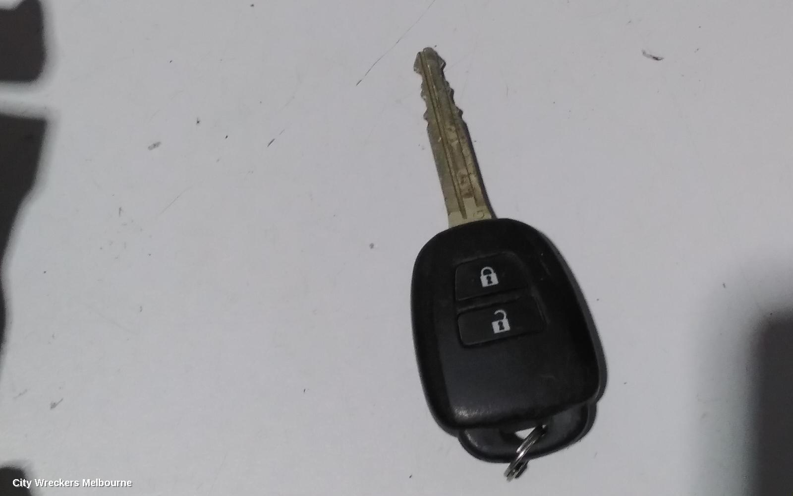 TOYOTA YARIS IGNITION W/ KEY, NCP13#, 1.3, MANUAL T/M, 08/2011 - 12/2019