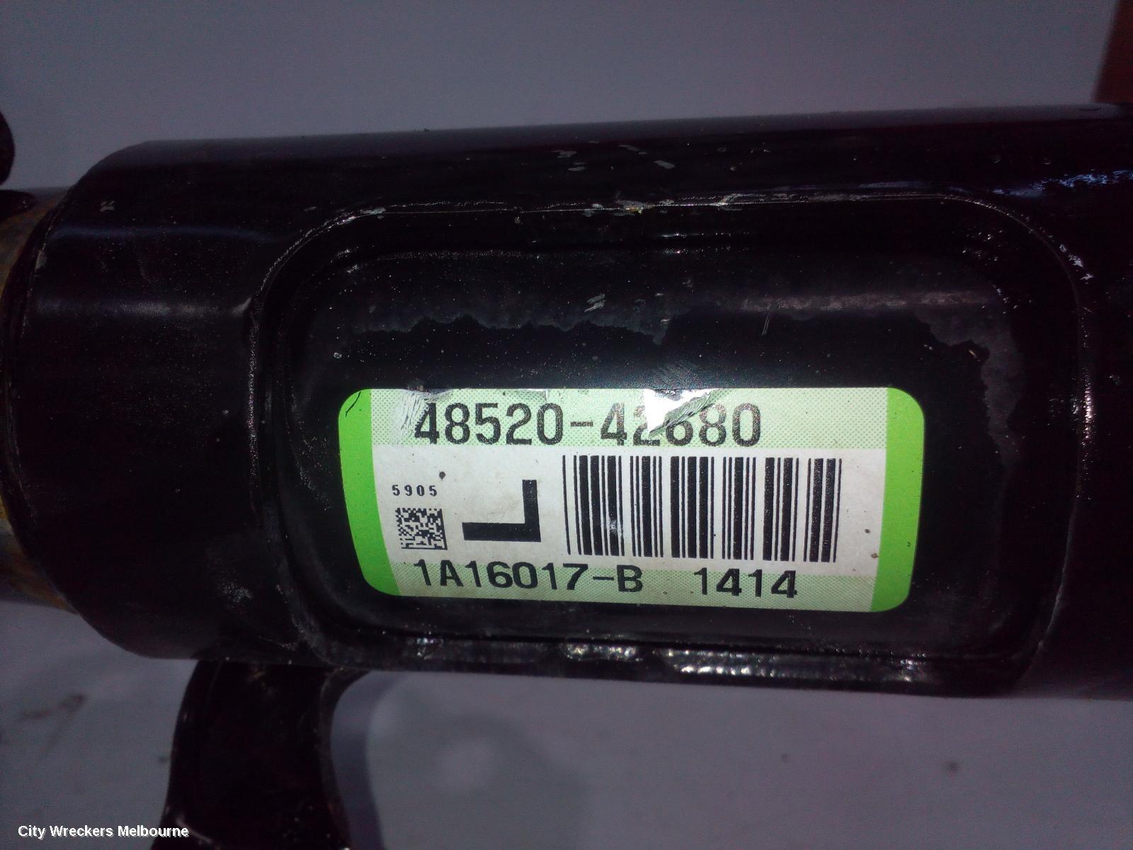 TOYOTA RAV4 LEFT FRONT STRUT, XA40, PETROL, 10/2014 - 11/2018