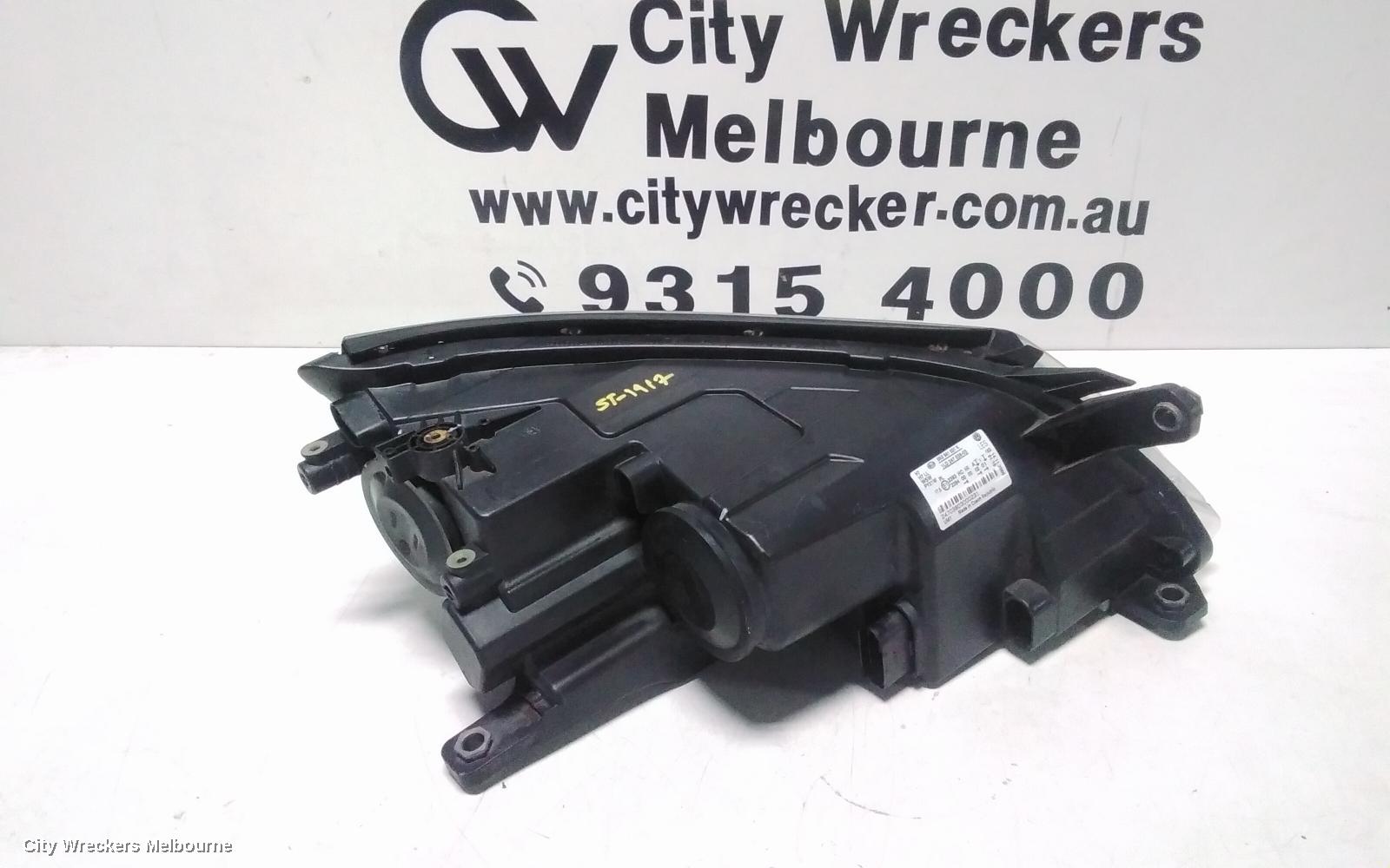 VOLKSWAGEN TIGUAN LEFT HEADLAMP, 5N, HALOGEN TYPE, 05/2008 - 06/2011