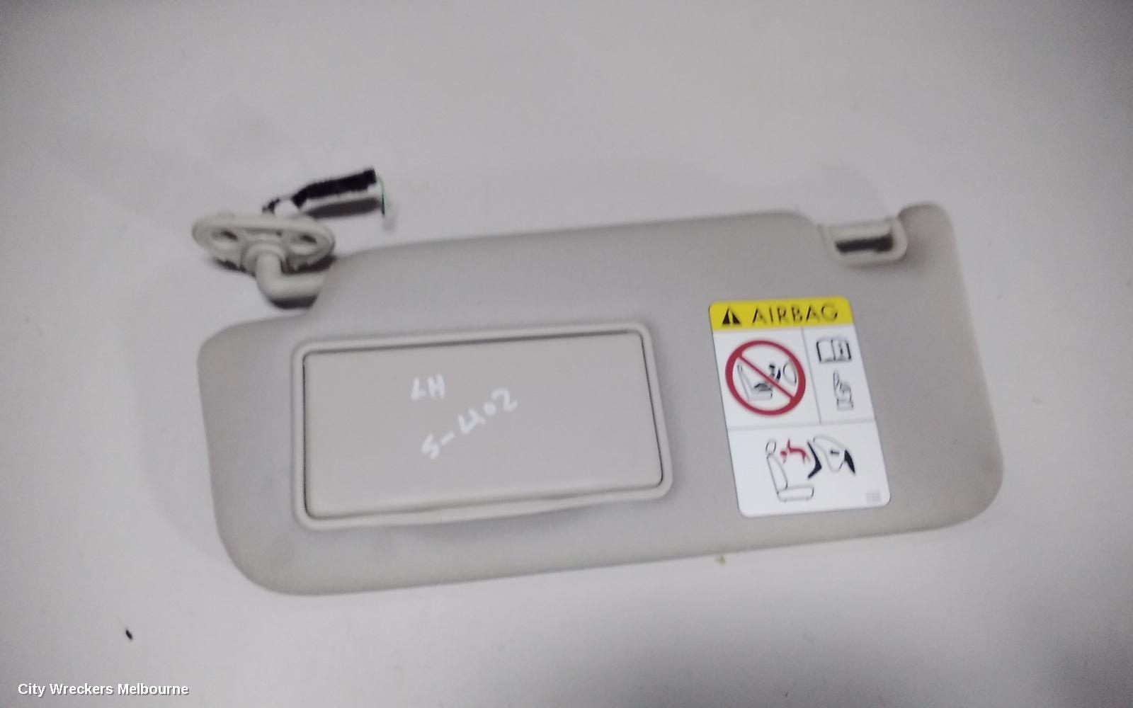 SUBARU OUTBACK SUNVISOR, 6TH GEN, LH SIDE, 08/2014 ONWARDS