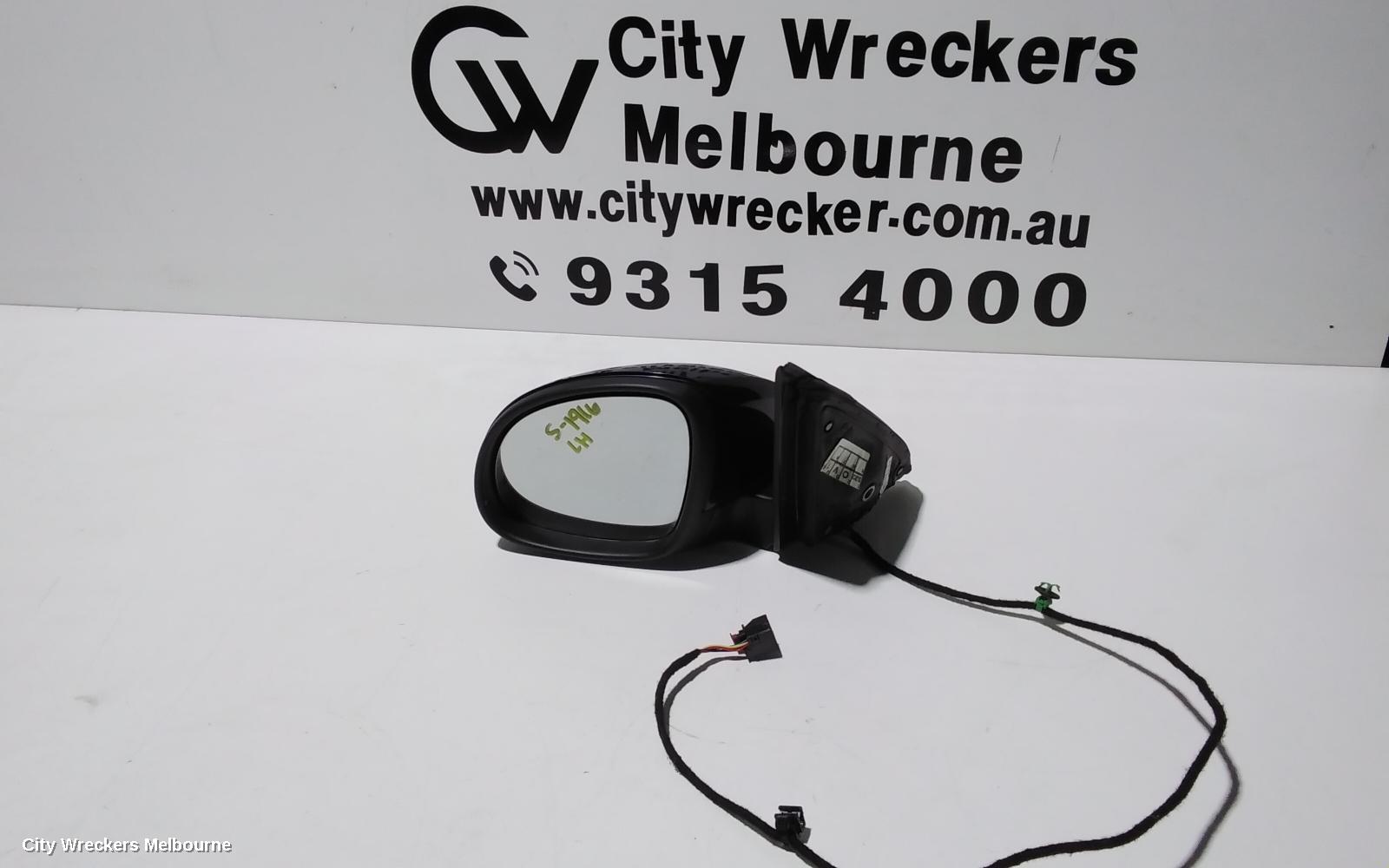 VOLKSWAGEN TIGUAN LEFT DOOR MIRROR, 5N, MANUAL FOLD (6XN), HEATED TYPE, 05/2008 - 08/2016