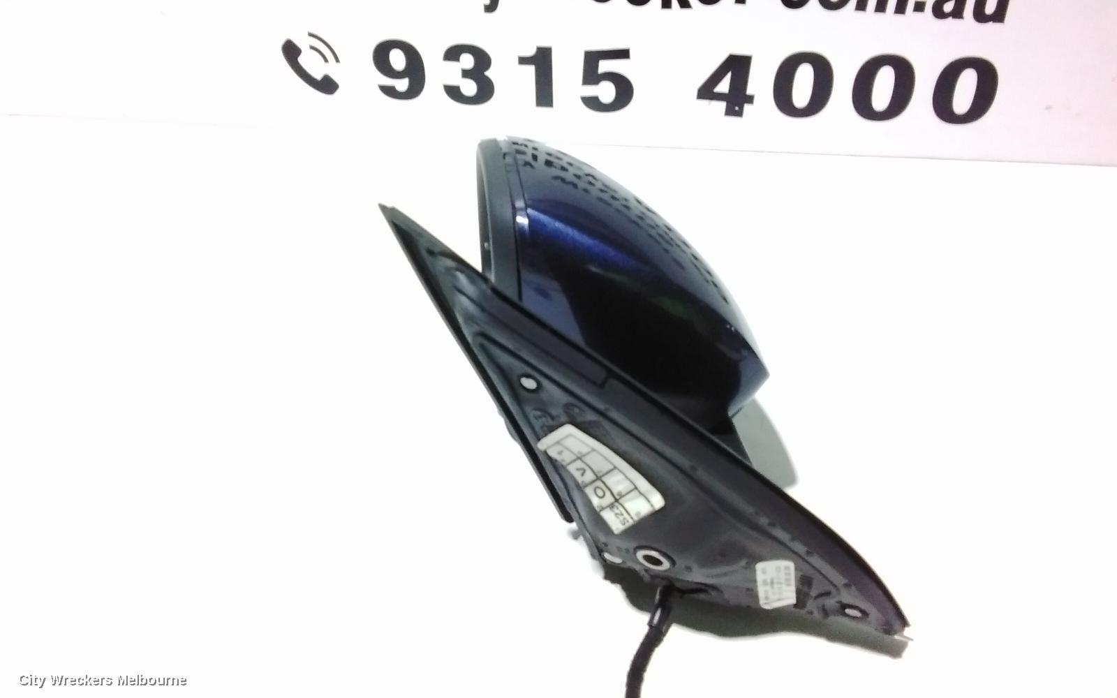 VOLKSWAGEN TIGUAN LEFT DOOR MIRROR, 5N, MANUAL FOLD (6XN), HEATED TYPE, 05/2008 - 08/2016