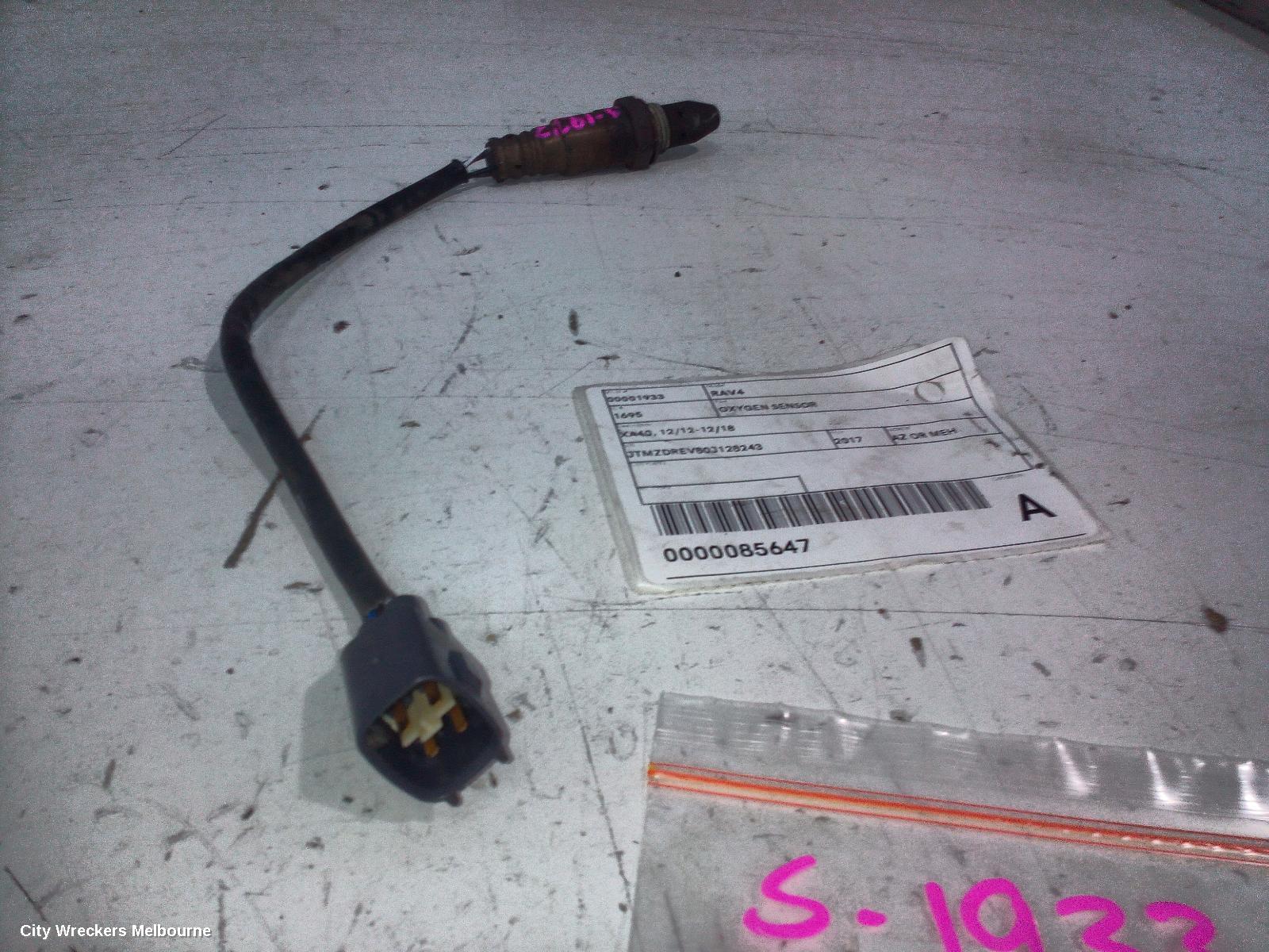 TOYOTA RAV4 OXYGEN SENSOR, XA40, 12/2012 - 12/2018