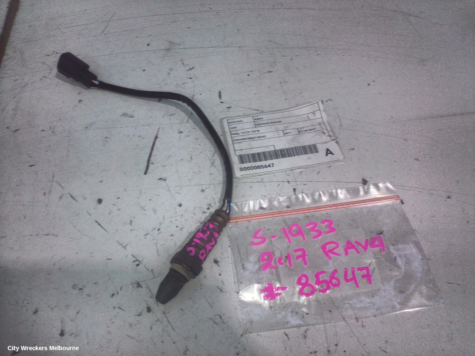 TOYOTA RAV4 OXYGEN SENSOR, XA40, 12/2012 - 12/2018