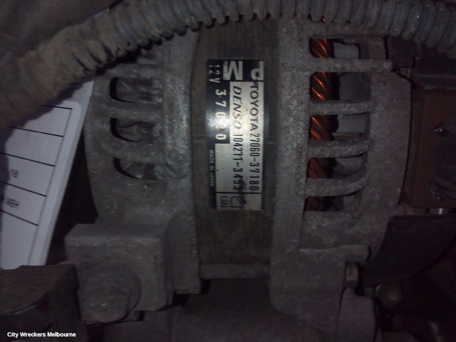 TOYOTA RAV4 ALTERNATOR, PETROL, 2.0, 3ZR-FE, 100AMP, ZSA42R, 12/2012 - 11/2018