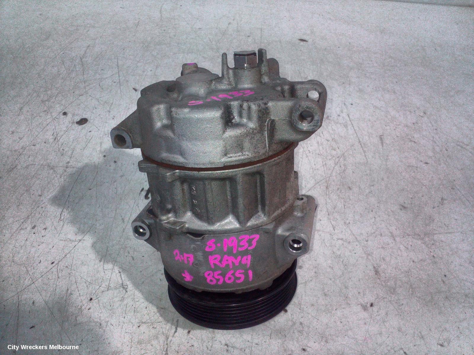 TOYOTA RAV4 A/C COMPRESSOR, ZSA42R, 2.0, PETROL, 12/2012 - 11/2018