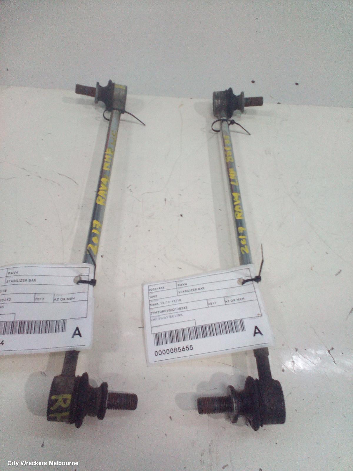 TOYOTA RAV4 STABILISER BAR, XA40, 12/2012 - 12/2018