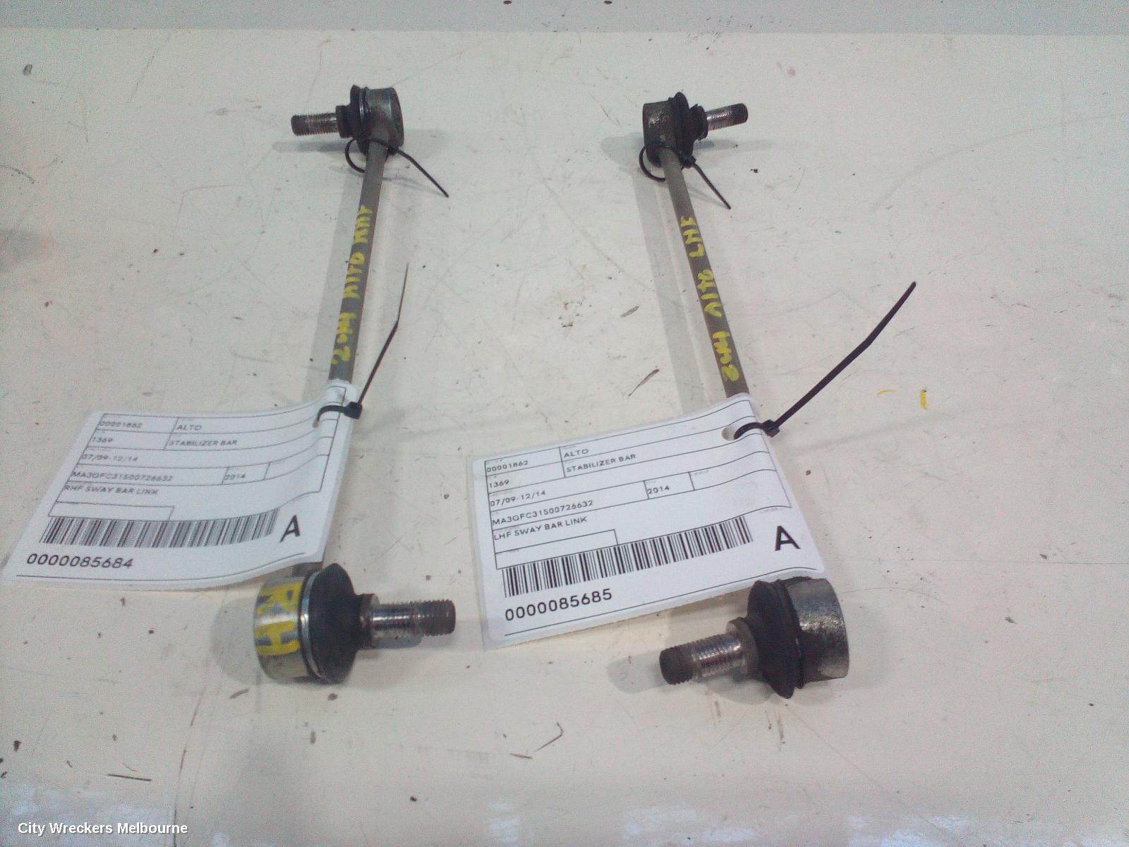 SUZUKI ALTO STABILISER BAR, 07/2009 - 12/2014