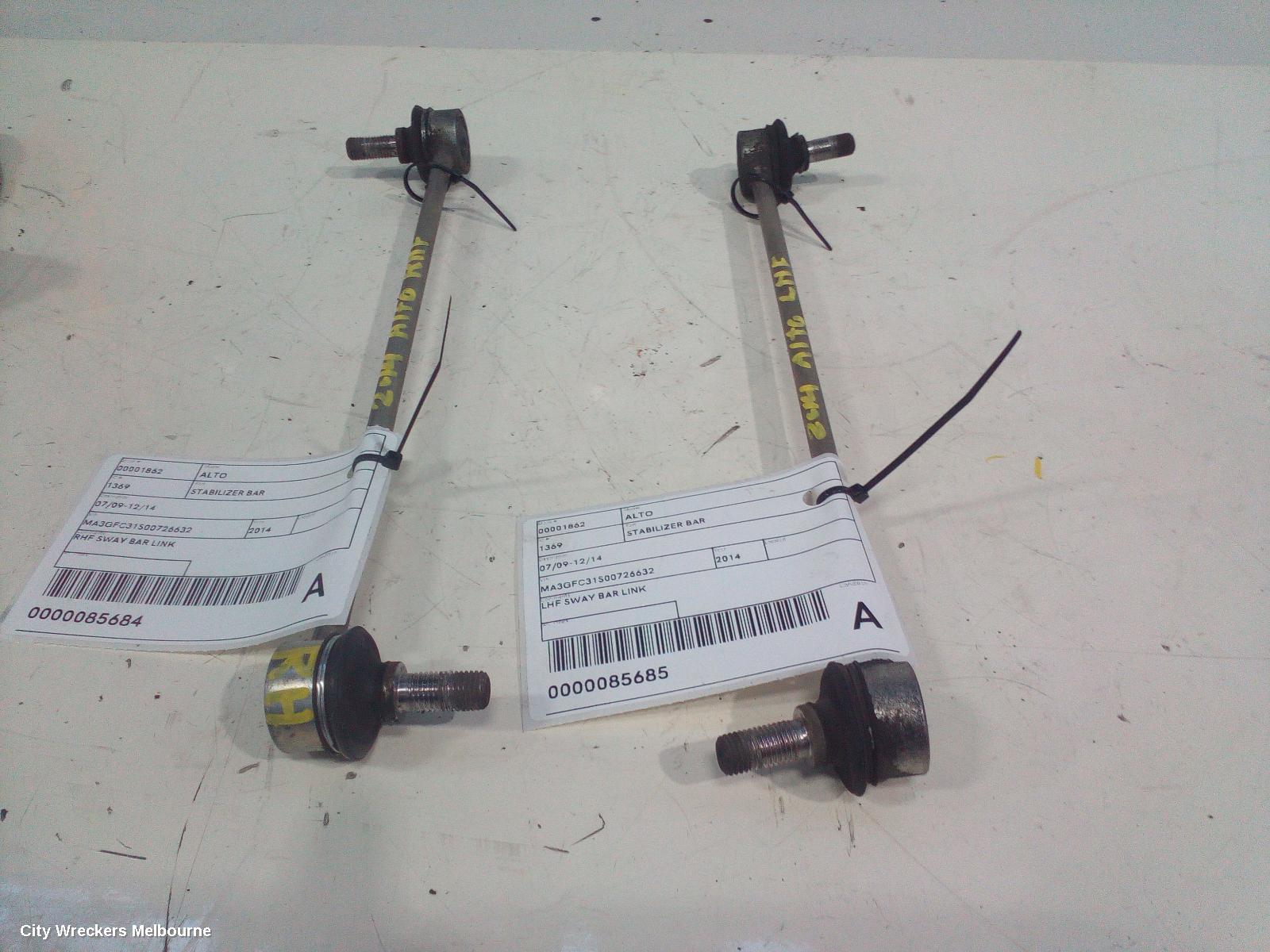 SUZUKI ALTO STABILISER BAR, 07/2009 - 12/2014