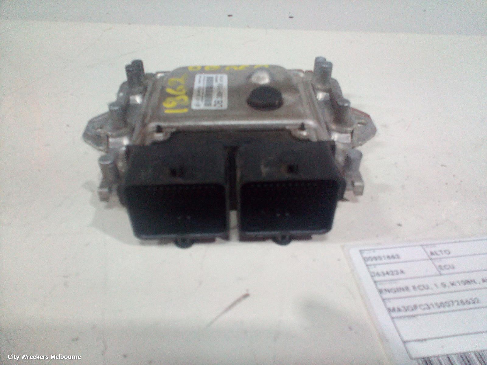 SUZUKI ALTO ECU, ENGINE ECU, 1.0, K10BN, AUTO T/M, ECU ONLY, GF, 07/2009 - 12/2014
