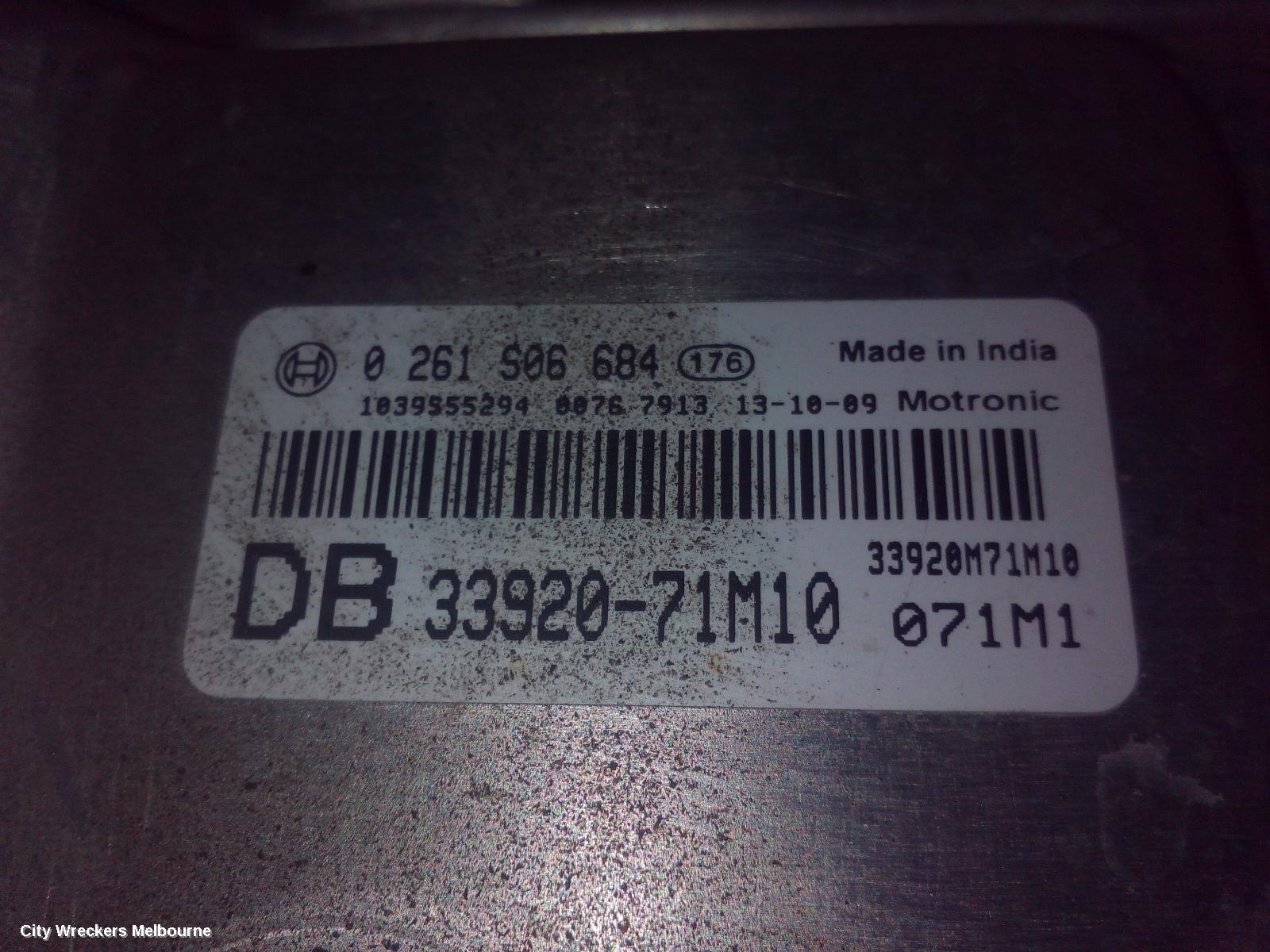SUZUKI ALTO ECU, ENGINE ECU, 1.0, K10BN, AUTO T/M, ECU ONLY, GF, 07/2009 - 12/2014