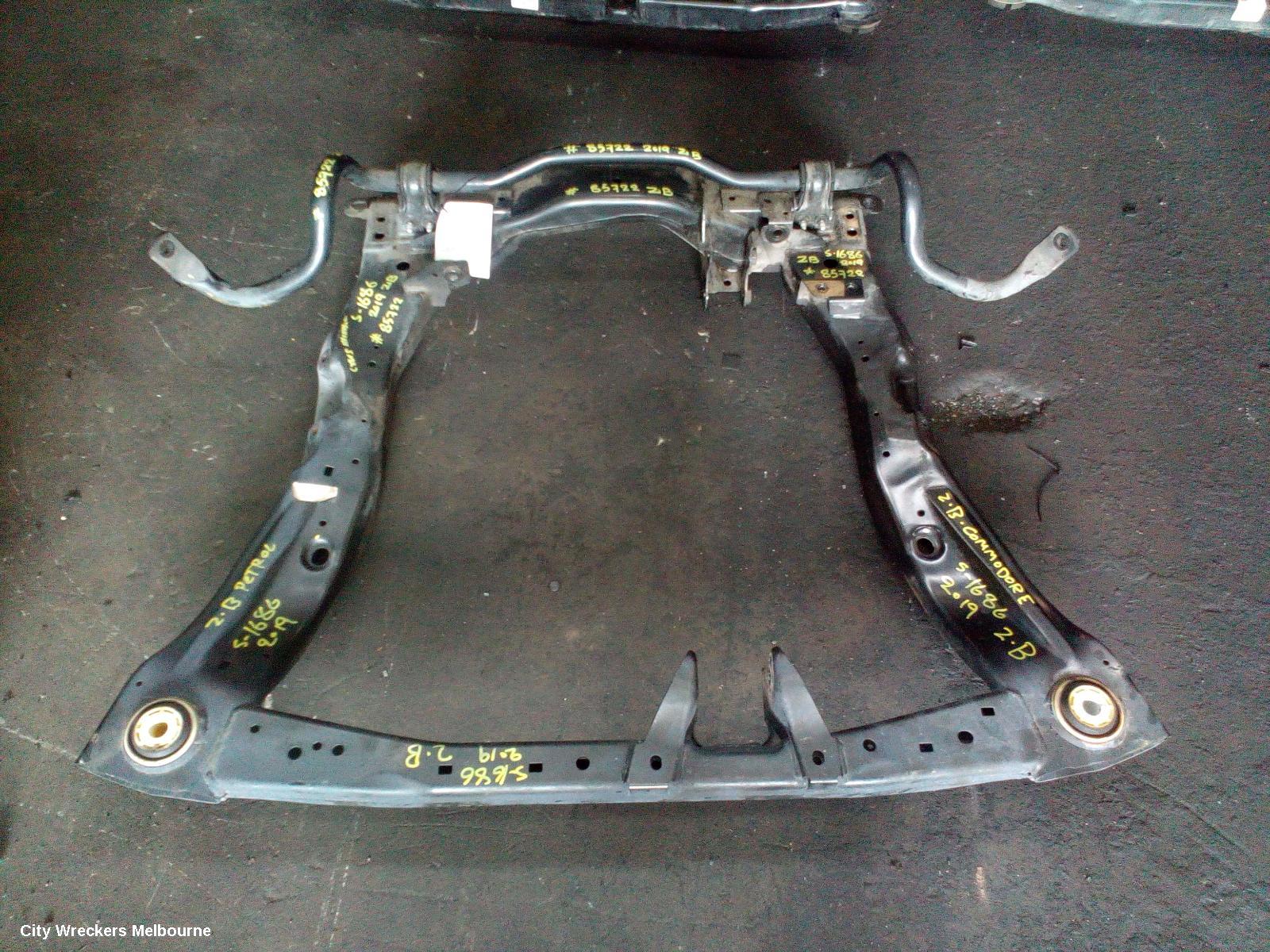 HOLDEN COMMODORE FRT XMEMBER/CRADLE, PETROL, 3.6, AWD, ZB, 10/2017 - 12/2020