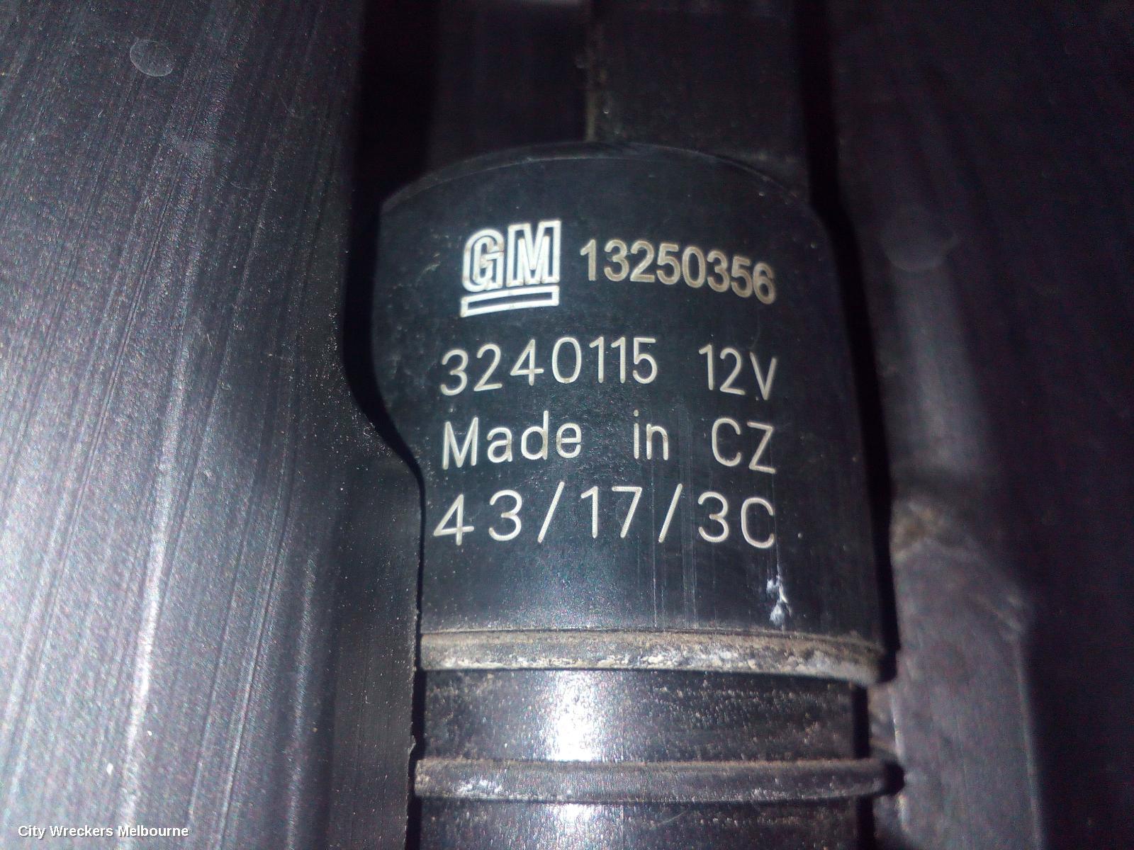 HOLDEN COMMODORE WASHER BOTTLE, ZB, SEDAN, 10/2017 - 12/2020