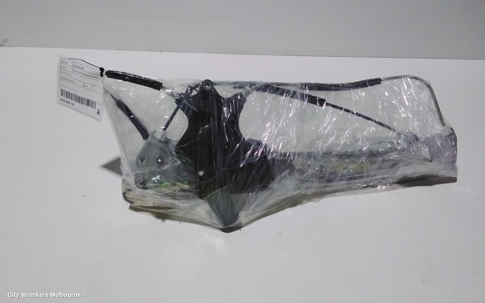 HOLDEN COMMODORE RIGHT FRONT WINDOW REG/MOTOR, ZB, 10/2017 - 12/2020