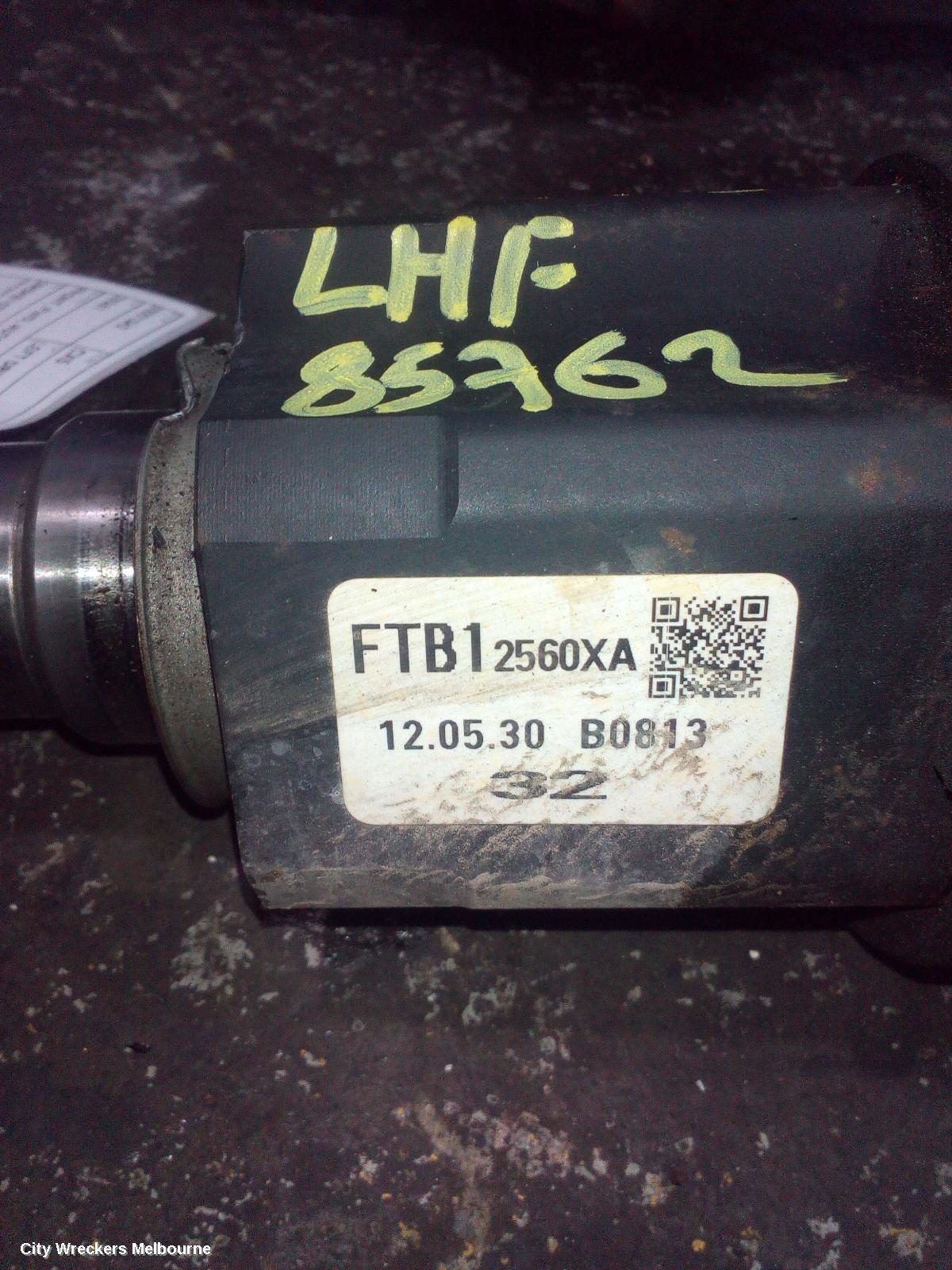 MAZDA CX5 LEFT DRIVESHAFT, FRONT, FWD, AUTO T/M, PETROL, 2.0, FTB6, KE, 02/2012 - 12/2016