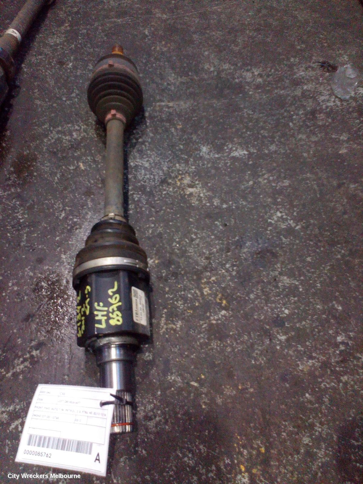 MAZDA CX5 LEFT DRIVESHAFT, FRONT, FWD, AUTO T/M, PETROL, 2.0, FTB6, KE, 02/2012 - 12/2016