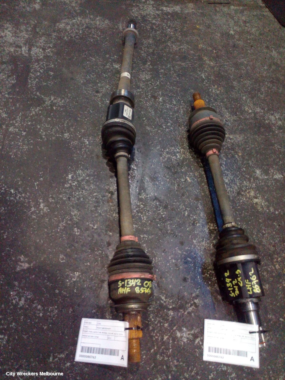 MAZDA CX5 RIGHT DRIVESHAFT, FRONT, FWD, AUTO T/M, PETROL, 2.0, KE, 02/2012 - 12/2016
