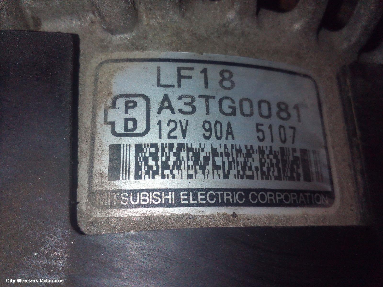 MAZDA 6 ALTERNATOR, PETROL, 2.3, 3 PIN TYPE, GG/GY, 06/2005 - 02/2008