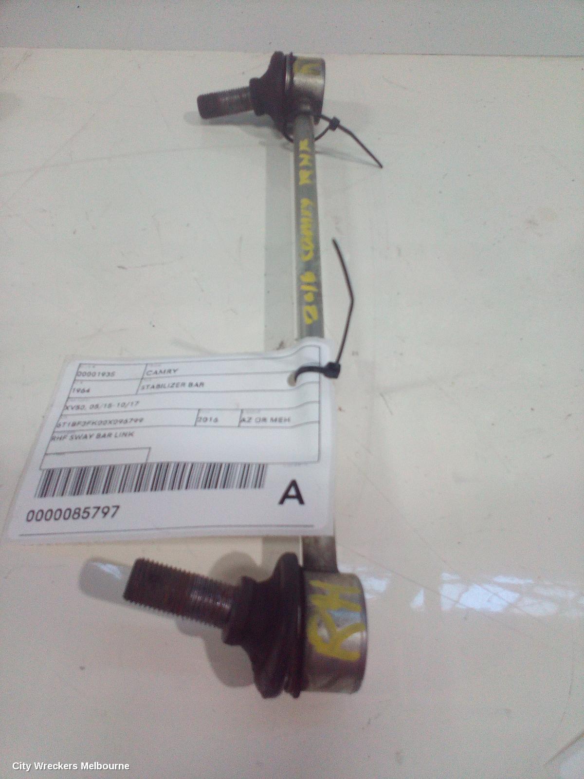 TOYOTA CAMRY STABILISER BAR, XV50, 05/2015 - 10/2017