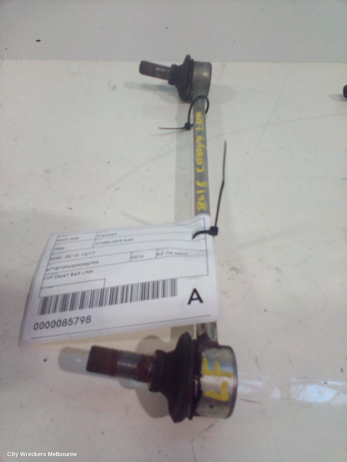 TOYOTA CAMRY STABILISER BAR, XV50, 05/2015 - 10/2017