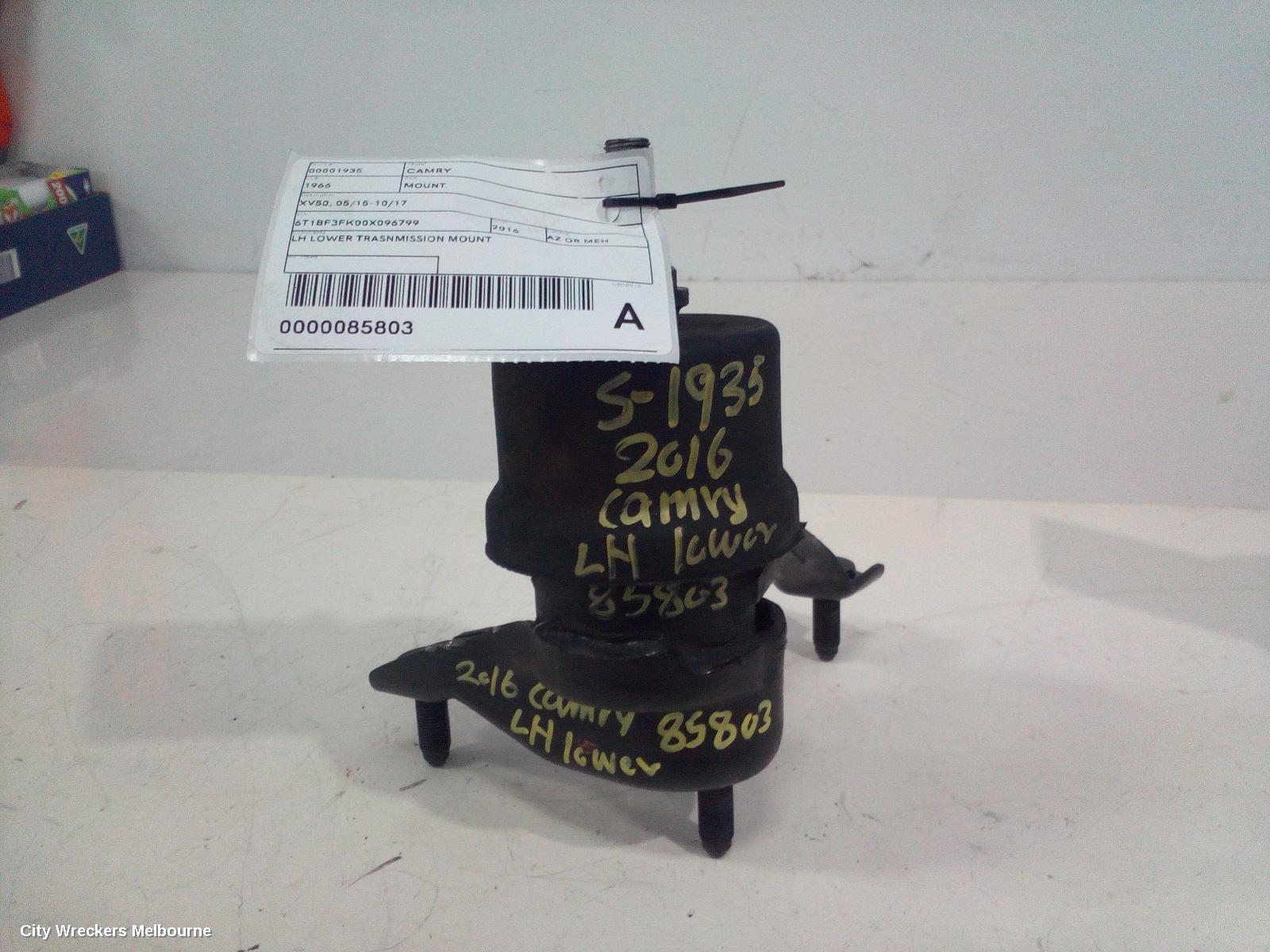 TOYOTA CAMRY MOUNT, XV50, 05/2015 - 10/2017