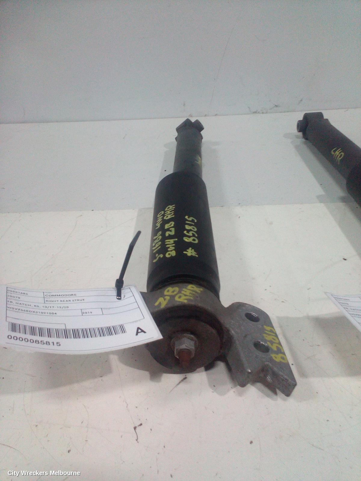 HOLDEN COMMODORE RIGHT REAR STRUT, ZB, HATCH, RS, 10/2017 - 12/2020
