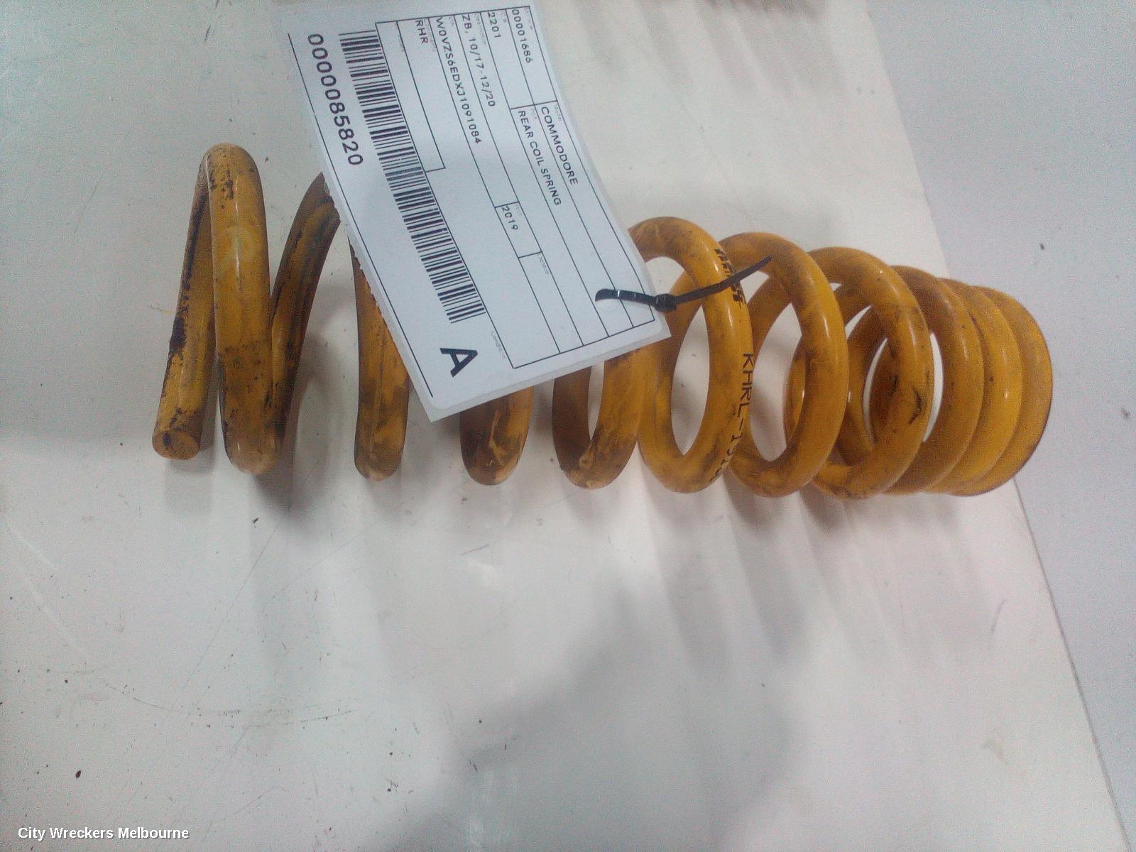 HOLDEN COMMODORE REAR COIL SPRING, ZB, 10/2017 - 12/2020