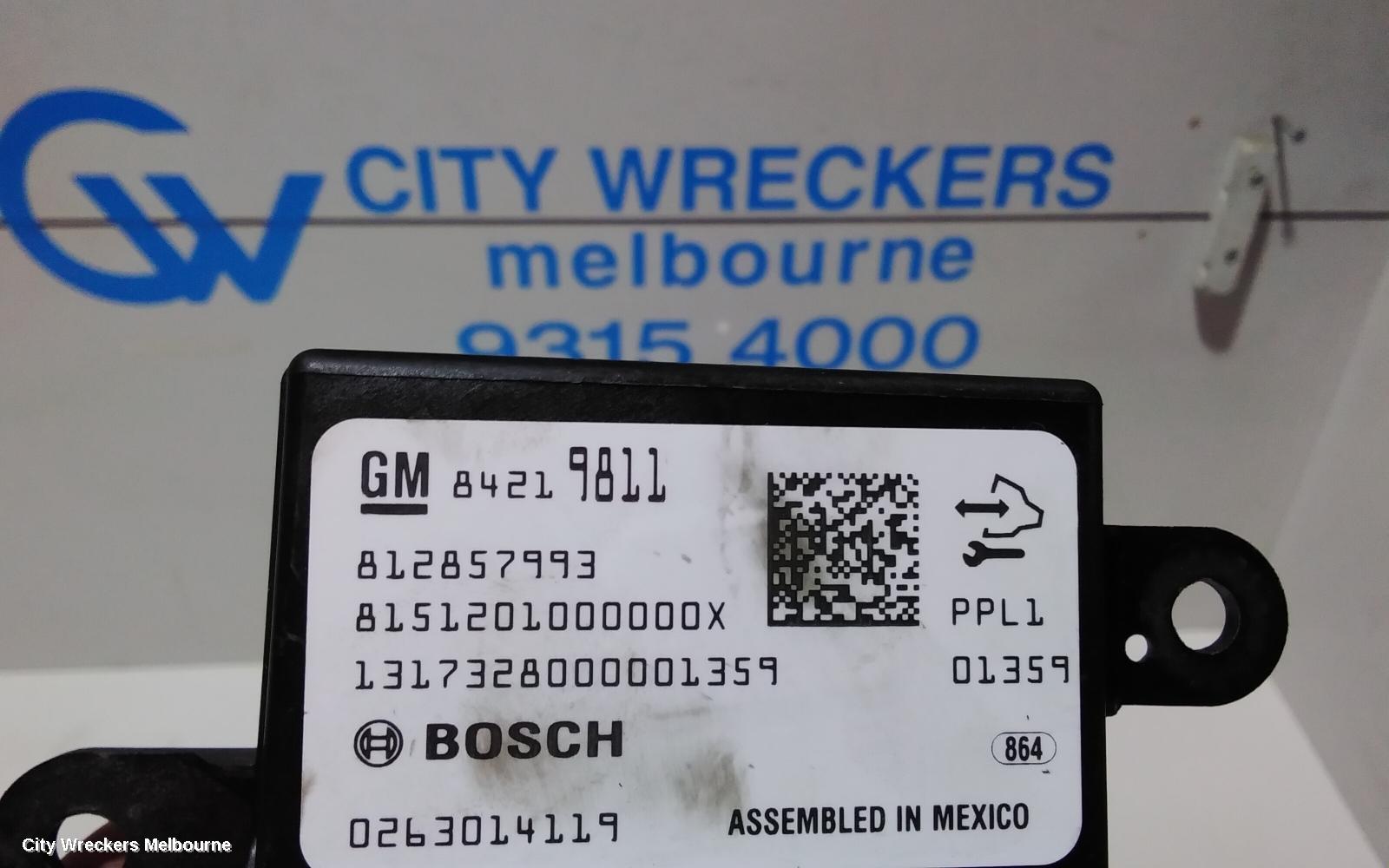HOLDEN COMMODORE, ZB, 10/2017 - 12/2020, 8151201000000X  PARTS PARKING ASSIST CONTROL: 85826