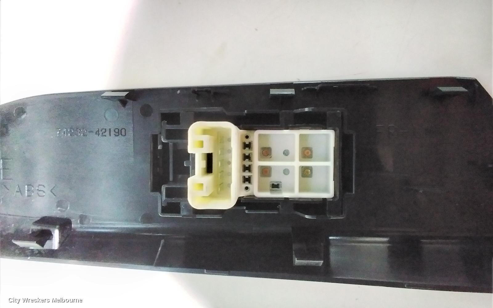 TOYOTA RAV4 PWR DR WIND SWITCH, LH FRONT, XA40, 12/2012 - 11/2018