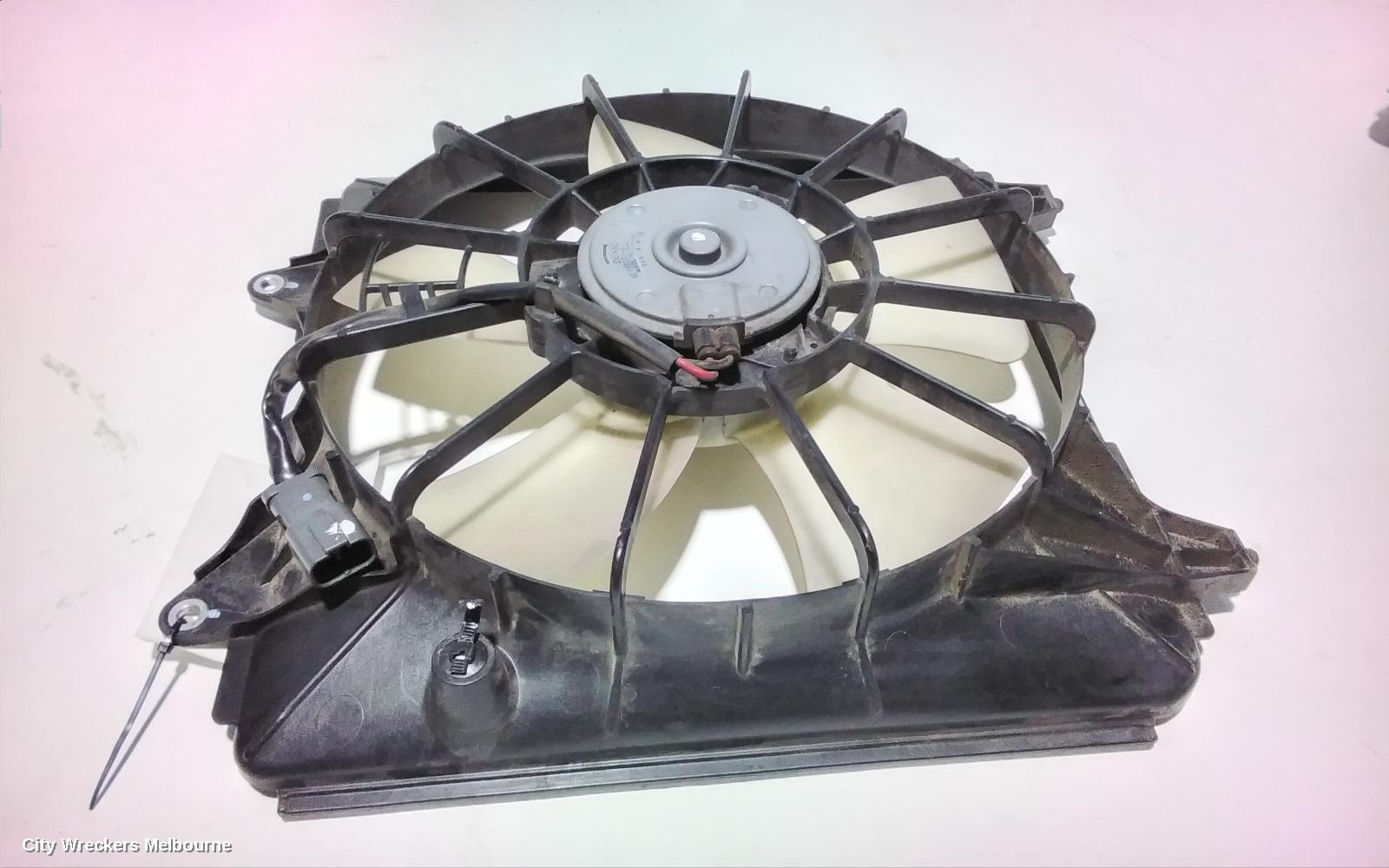 HONDA CIVIC FAN, FAN LH (PASSENGER SIDE), 1.3, LDA2, 5 BLADES, 8TH GEN, HYBRID, 02/2006 - 12/2011