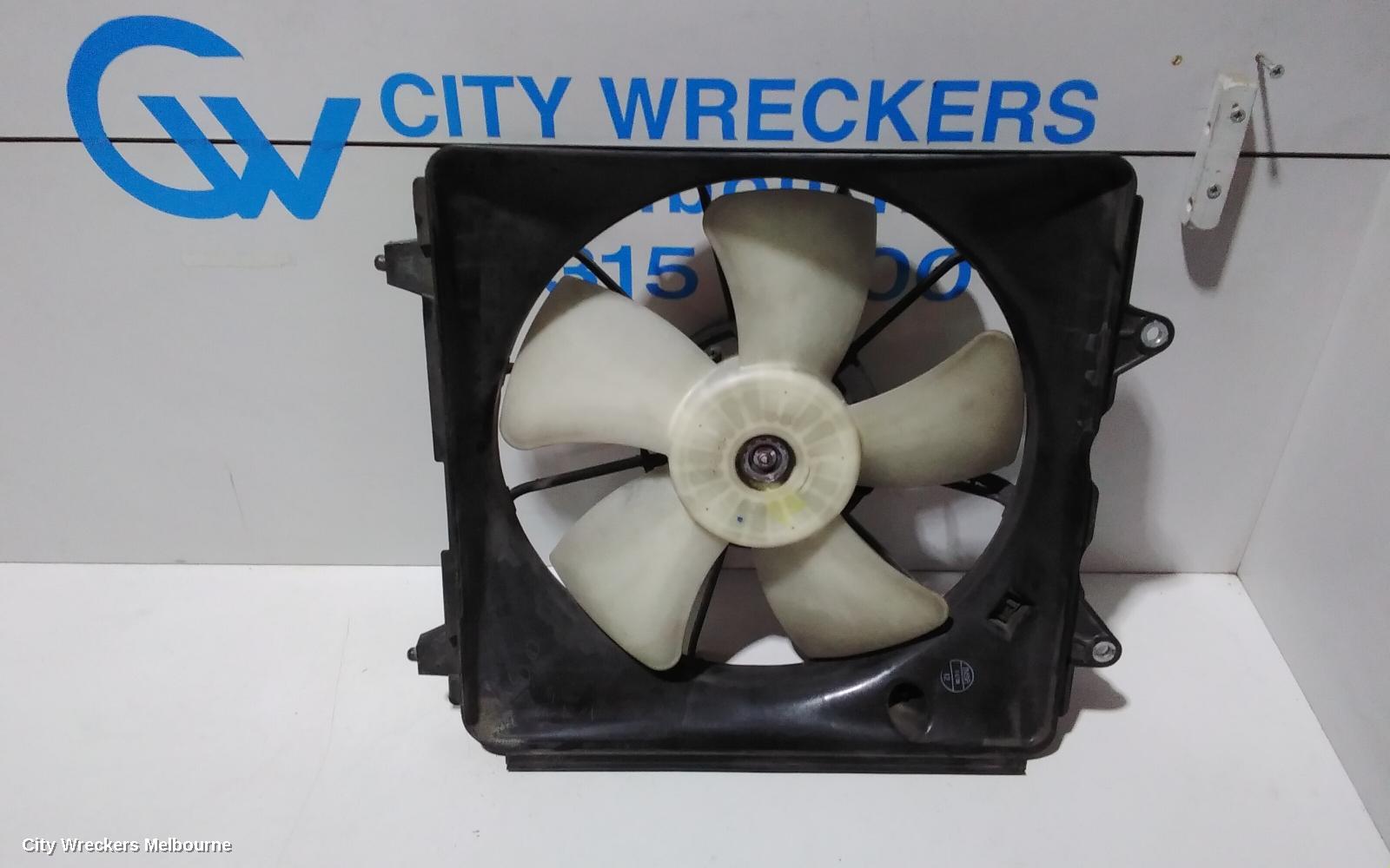 HONDA CIVIC FAN, FAN LH (PASSENGER SIDE), 1.3, LDA2, 5 BLADES, 8TH GEN, HYBRID, 02/2006 - 12/2011