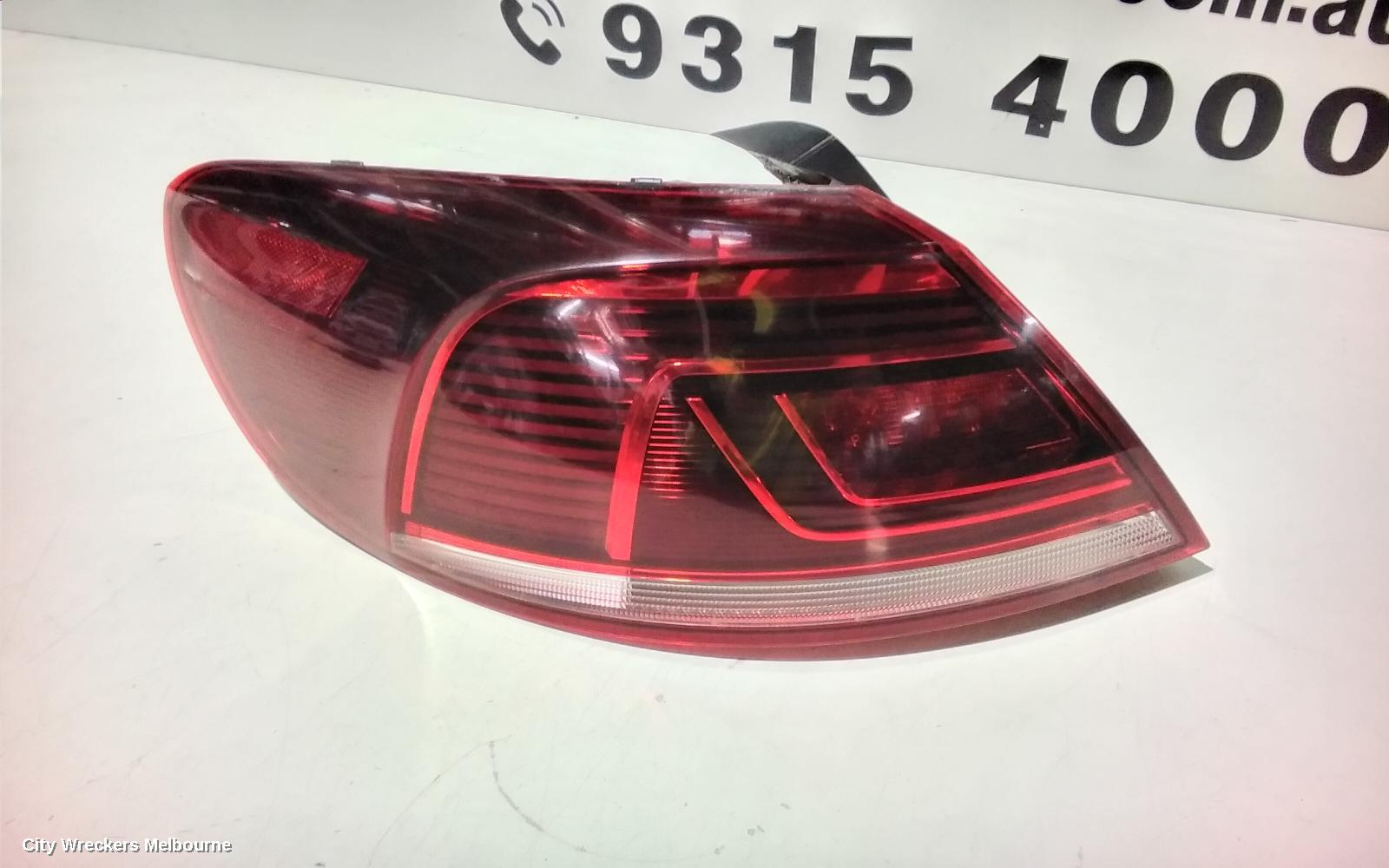 VOLKSWAGEN PASSAT LEFT TAILLIGHT, 3CC, SEDAN, LED TYPE, 03/2012 - 12/2016
