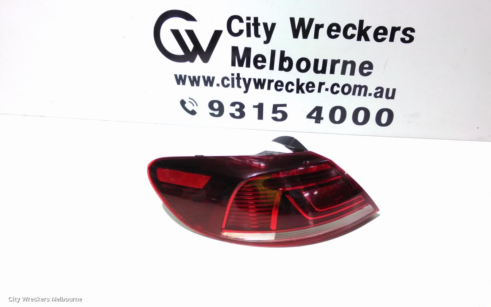 VOLKSWAGEN PASSAT LEFT TAILLIGHT, 3CC, SEDAN, LED TYPE, 03/2012 - 12/2016