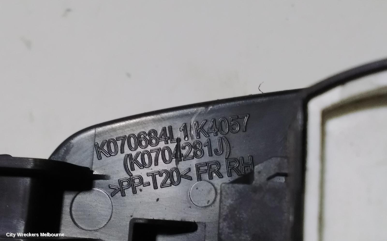 MAZDA CX5 PWR DR WIND SWITCH, RH FRONT (MASTER SWITCH), KE, 01/2015 - 12/2016