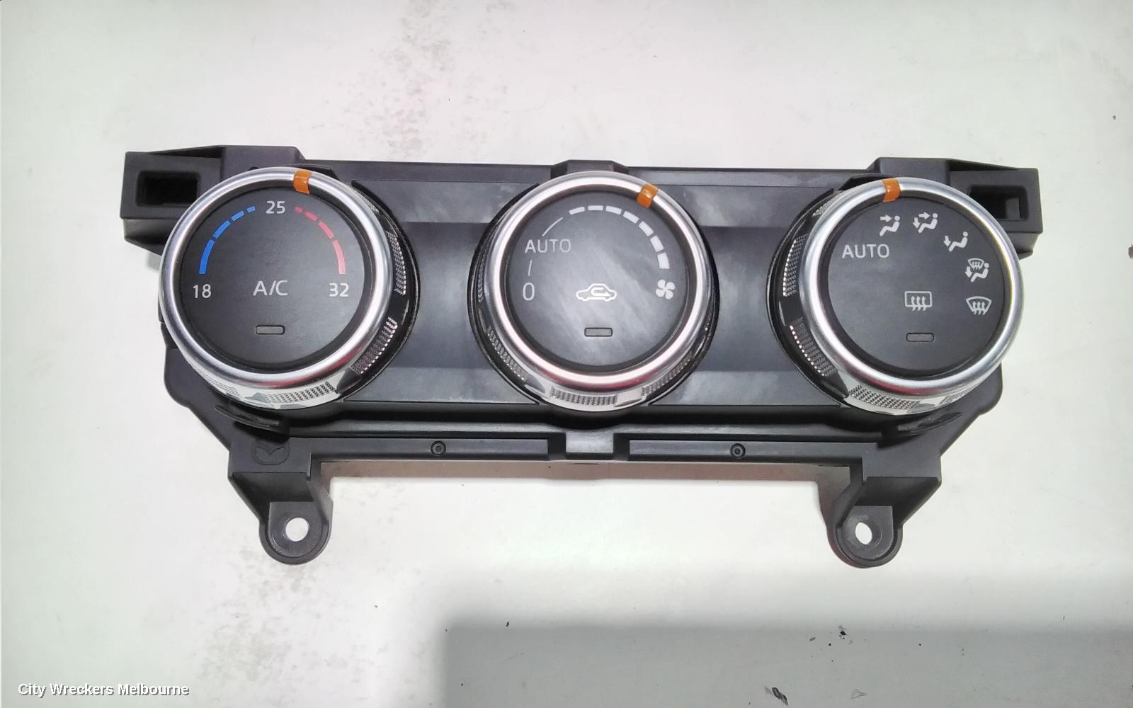 MAZDA CX3 HEATER/AC CONTROLS, DK, CLIMATE CONTROL TYPE, 03/2015 ONWARDS