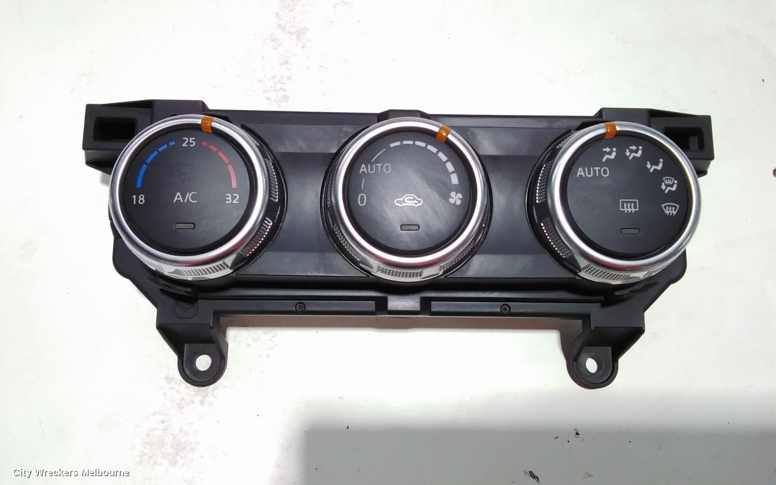MAZDA CX3 HEATER/AC CONTROLS, DK, CLIMATE CONTROL TYPE, 03/2015 ONWARDS