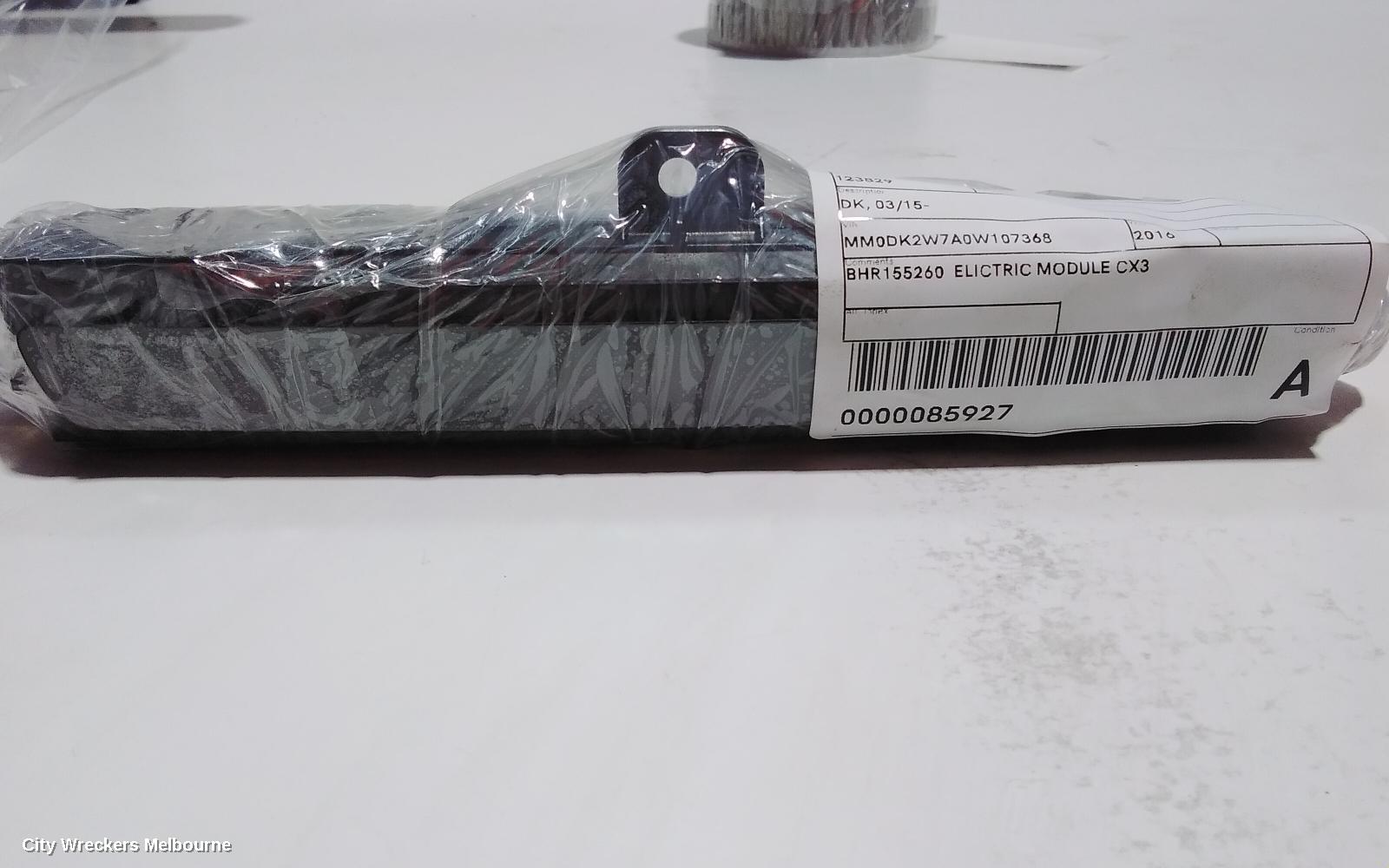 MAZDA CX3, DK, 03/2015 ONWARDS, BHR155260  ELICTRIC MODULE CX3 : 85927
