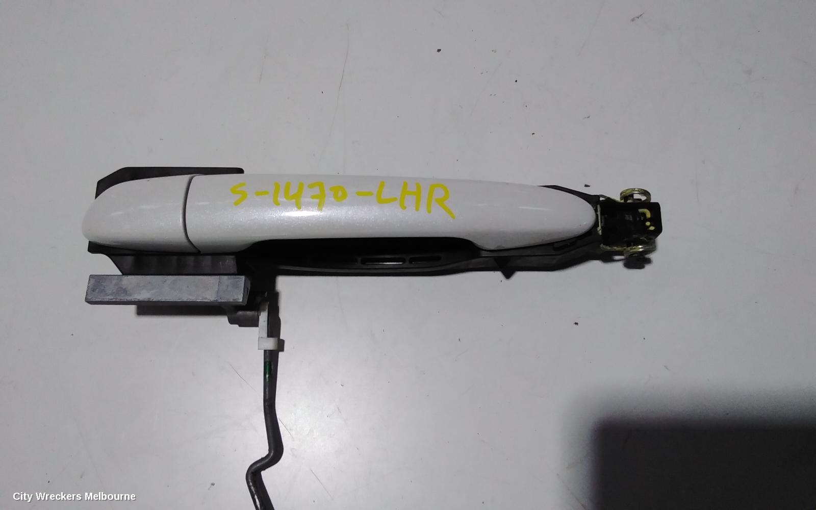MAZDA CX3 DOOR HANDLE, OUTER, LH REAR, DK, 03/2015 ONWARDS