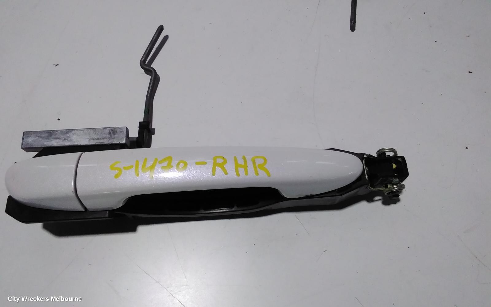 MAZDA CX3 DOOR HANDLE, OUTER, RH REAR, DK, 03/2015 ONWARDS