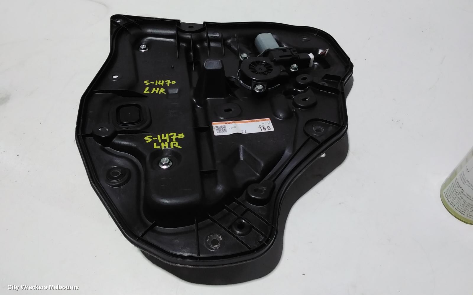 MAZDA CX3 LEFT REAR WND REG/MOTOR, DK, 03/2015 - 01/2017