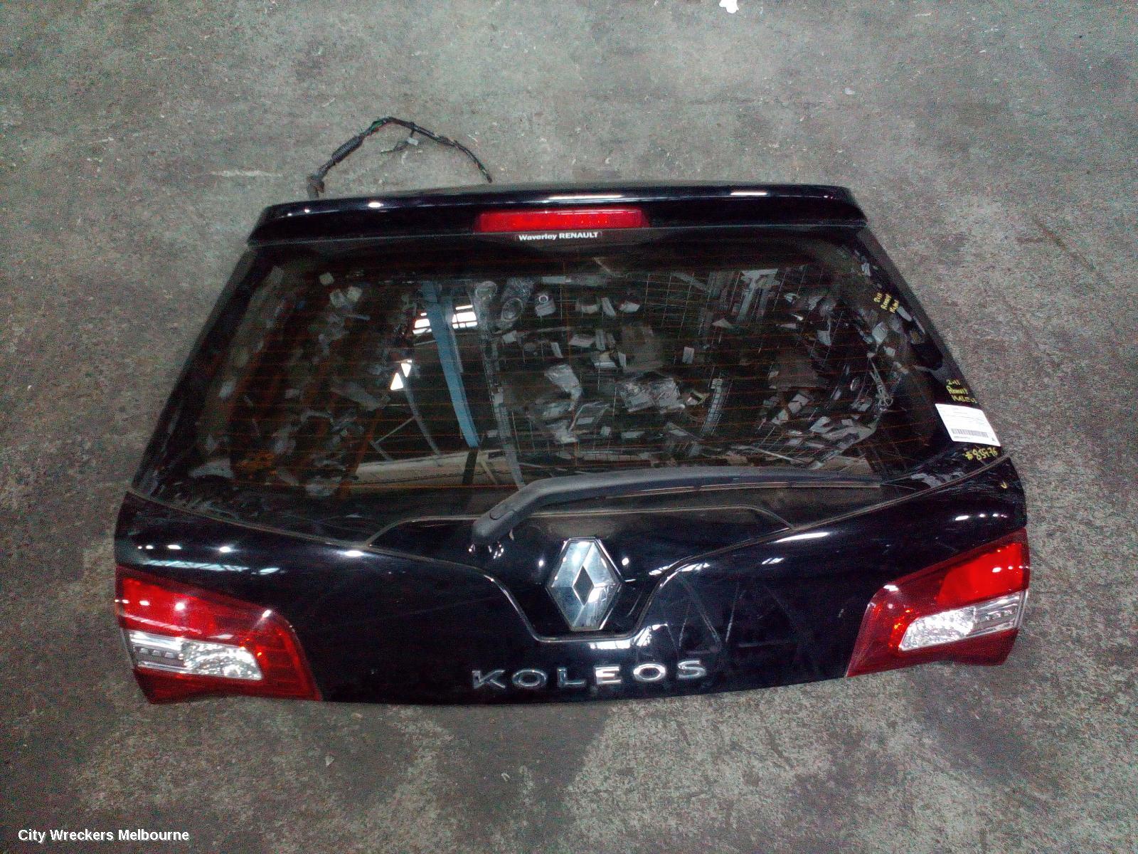 RENAULT KALEOS BOOTLID/TAILGATE, TAILGATE (UPPER), H45, NON SPOILER TYPE, , 09/2008 - 04/2016