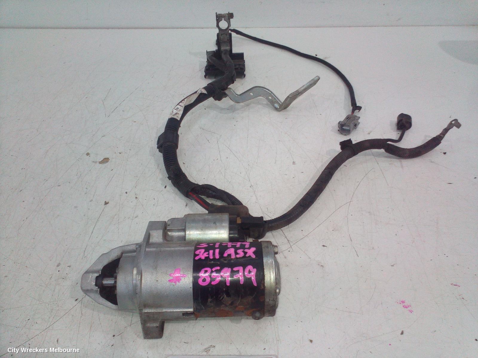 MITSUBISHI ASX STARTER, PETROL, 2.0, 1.3KW MITSUBISHI M000T38771, XA-XD, 12/2010 ONWARDS