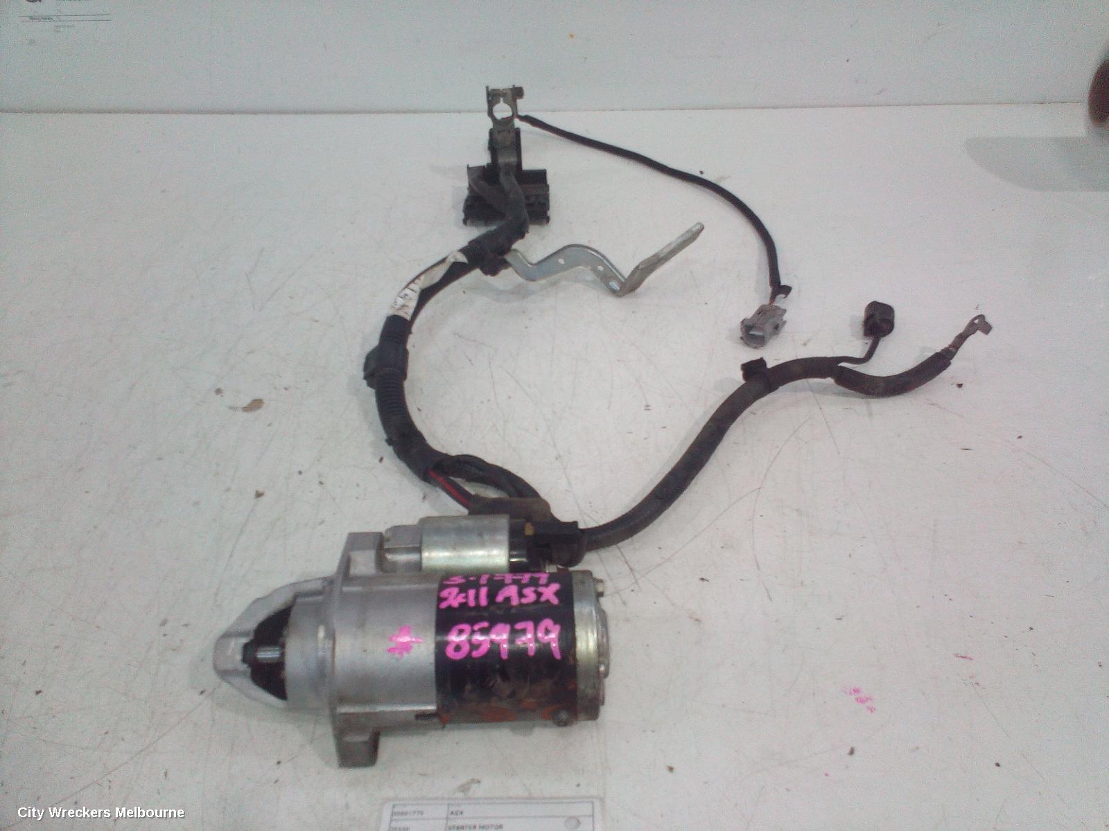 MITSUBISHI ASX STARTER, PETROL, 2.0, 1.3KW MITSUBISHI M000T38771, XA-XD, 12/2010 ONWARDS
