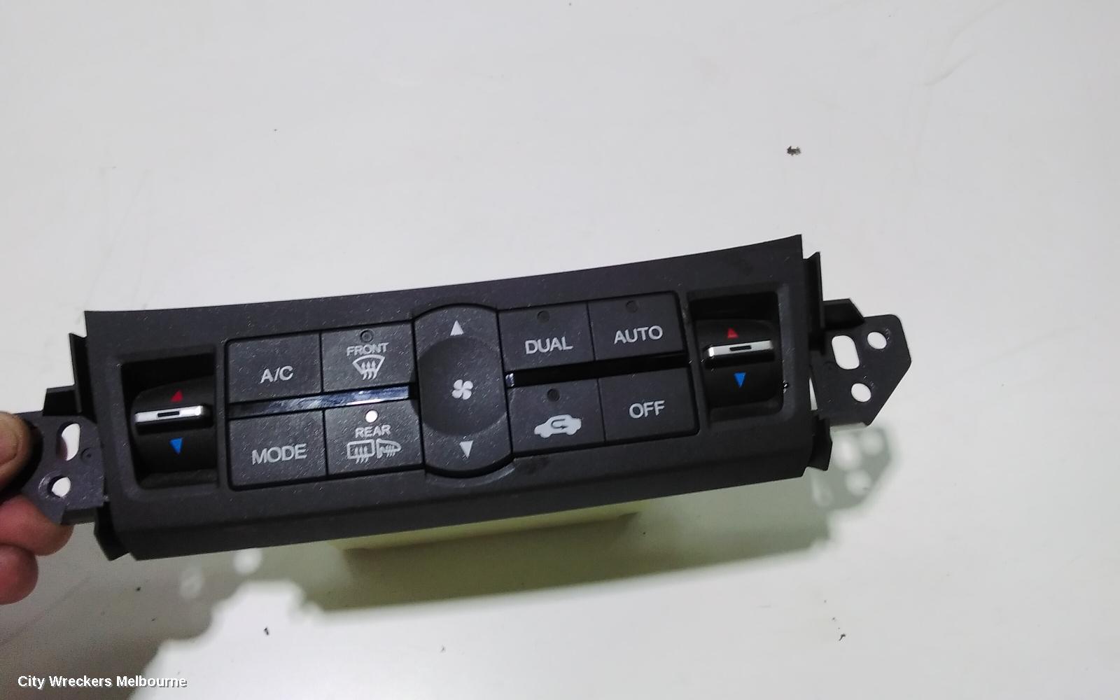 HONDA ACCORD HEATER/AC CONTROLS, 8TH GEN, EURO (VIN JHMCU), 06/2008 - 12/2015